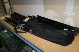 lot 128 image: Ultimate Support Telelock Stereo Speaker Stands with Carry Case