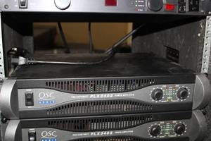 lot 166 image: QSC Rack-Mount Stereo Amplifier Pro 3400 Watt PLX3402