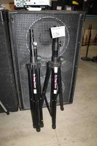 lot 126 image: Lot of (2) On Stage Stands Stereo Speaker Stands