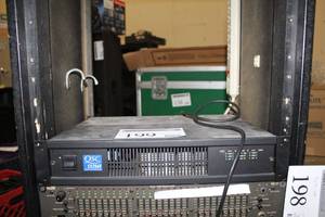 lot 199 image: QSC Rack-Mount Direct 70V 4-Channel Stereo Amplifier CX204V