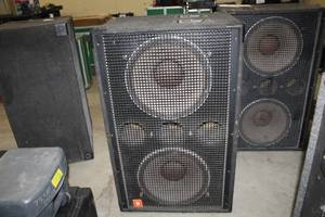 lot 90 image: JBL Dual 18in. Subwoofer Professional Series SR Series II Stereo Speaker SR4719A