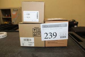 lot 239 image: Lot of (3) NP16LP Generic FP Lamps with Housing Replacement Lamps
