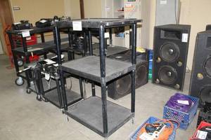 lot 244 image: Utility Cart 3-Tier