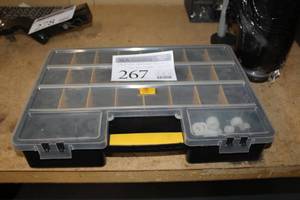 lot 267 image: Parts Organizer Suitcase, Misc. Bolts and Washers