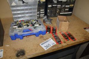 lot 265 image: Parts Organizer Case, Misc. New and Used Parts and Accessories