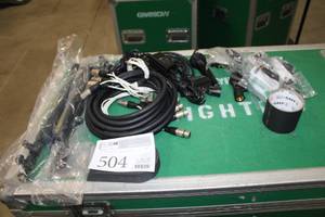 lot 504 image: Microphone Accessories, Microphone Booms, XLR Cable Connectors Male 3 Pole, Misc. Parts
