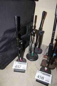 lot 457 image: Lot of (3) Microphone Stands