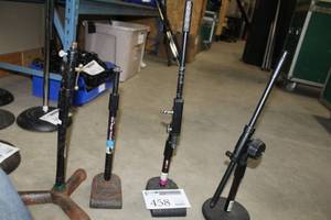 lot 458 image: Lot of (4) Microphone Stands