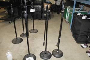 lot 459 image: Lot of (3) Microphone Stands