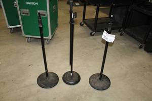 lot 508 image: Lot of (3) Microphone Stands