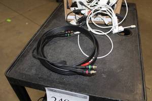 lot 484 image: HDMI Cables, AV Cables, Mac Cables