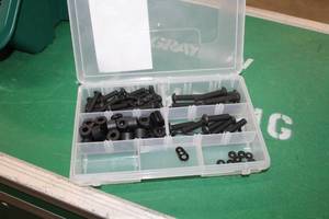 lot 485 image: Parts Organizer Case, Misc. Bolts and Spacers