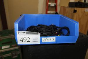 lot 492 image: 14in. To RCA Cables