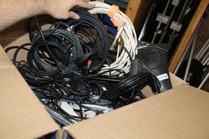 lot 487 image: Misc. Cords and Surge Protectors