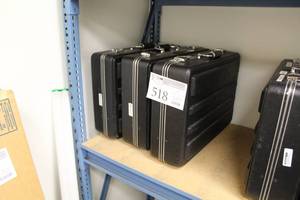 lot 518 image: Lot of (3) Hard-Side Protective Carry Cases