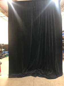 lot 441 image: Pipe and Drape 10ft. X 16ft., 6 Panels with Hardware and 3-Rolling Road Cases