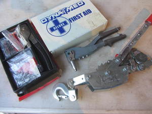 lot 159 image: Pop Riveters, Comalong, First Aid Kit