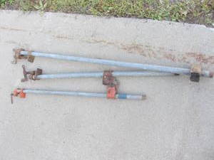 lot 168 image: Pipe Clamps