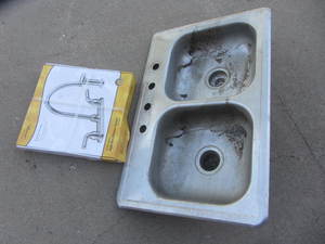 lot 175 image: New Faucet, SS Sink