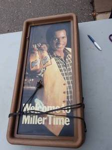lot 23 image: Miller Beer Sign