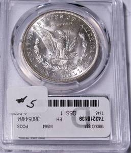 lot 5 image: 1883-O Morgan Silver Dollar