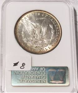 lot 8 image: 1884-O Morgan Silver Dollar