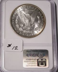 lot 12 image: 1886 Morgan Silver Dollar