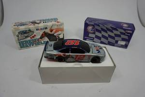 lot 14 image: Collectible Mobil 1 #12 Jeremy Mayfield Stock Car Bank