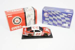lot 81 image: Collectible Action Racing #23 Jimmy Spencer Stock Car Bank