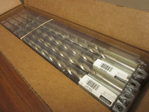 lot 361 image: MASONRY SLOW-SPIRAL DRILL BITS - NEW