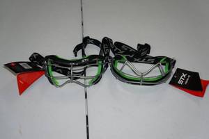 lot 128 image: (2) STX Focus-S Lacrosse Eye Masks
