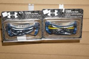 lot 129 image: (2) Under Armour Illusion Lacrosse Eye Masks