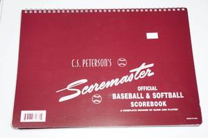 lot 218 image: Petersons BaseballSoftball Scorebooks