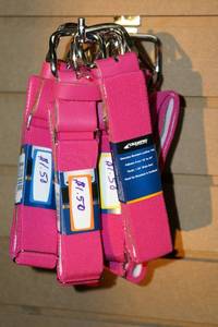 lot 220 image: Pink Champro Belts