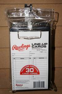 lot 237 image: Rawlings Lineup Cards