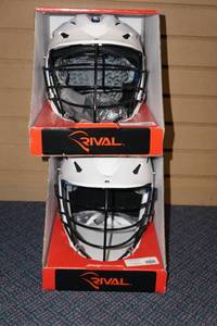 lot 57 image: (2) Rival Lacrosse Helmets