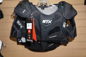 lot 121 image: 3 STX Surgeon 400 Shoulder Pads
