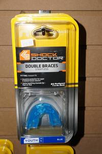 lot 314 image: Shock Doctor Strapless Double Braces Mouthguards