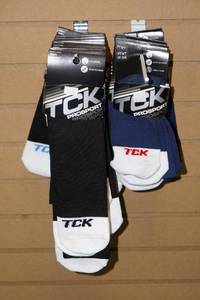 lot 391 image: TCK ProSport Socks (Black-Blue)