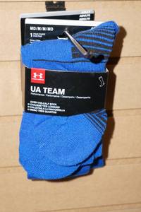 lot 419 image: Under Armour Blue Socks