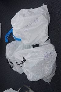 lot 563 image: 150 Clear Pants Hangers