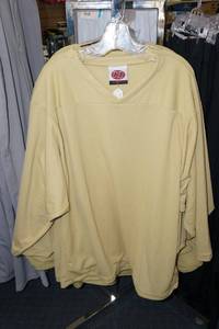 lot 514 image: Gold Blank Hockey Jerseys