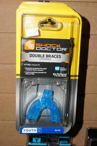 lot 315 image: Shock Doctor Strapped Double Braces Mouthguards