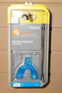 lot 324 image: Shock Doctor Double Braces Strapped Mouthguards