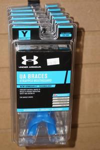 lot 329 image: Under Armour Braces Strapped Mouthguards - Youth