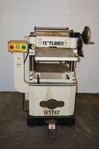 lot 7 image: Shop Fox W1742 15 Planer