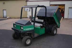 lot 9 image: Cushman Turf Truckster Utility Vehicle - Tilt Bed