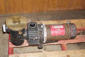 lot 75 image: 1 HP Electric Motor