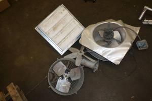 lot 121 image: Industrial Fans