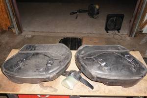 lot 204 image: Motorcycle Saddle Bags